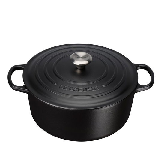 Le Creuset pyöreä pata 5,3 l Matte black