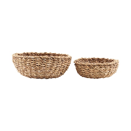 Leipäkori, 2 kpl setti Koot, (h: 6 cm, dia: 18 cm) (h: 9 cm, dia: 22 cm)