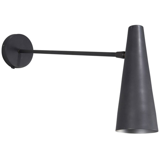 Precise seinälamppu, mattamusta 47 cm