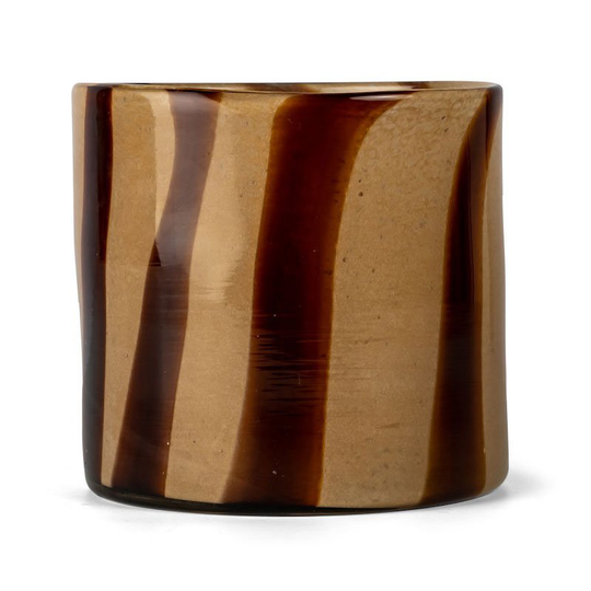 Calore kynttilälyhty-maljakko M Ø15 cm Brown-beige