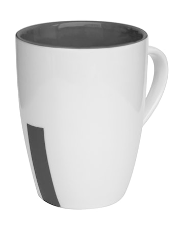 Muki, raita harmaa