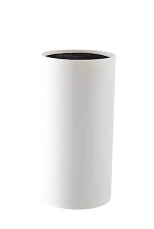 Veitsiteline valkoinen harjalla kumipinta, korkeus 22,5 cm