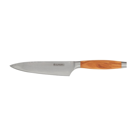 Le Creuset -kokkiveitsi oliivipuukahvalla 15 cm