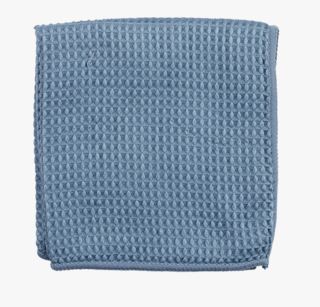 Vaffel microfiber pesulappu vaaleansininen