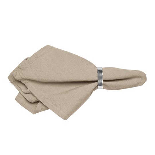 Wille kangaslautasliina 45x45 cm Simply taupe (beige)