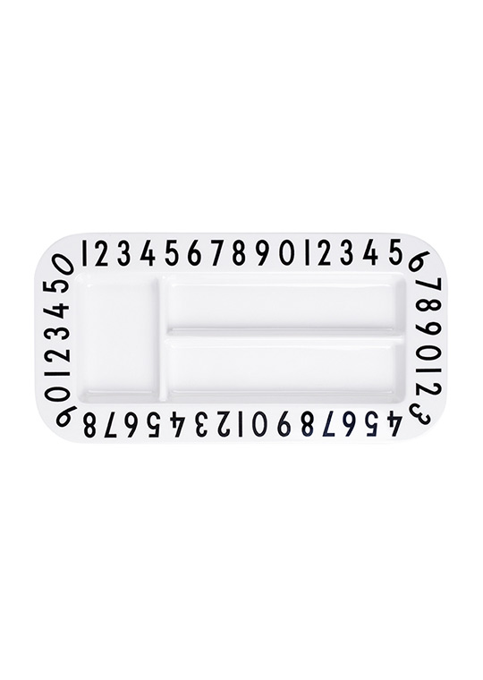 Design letters - Melamin Rektangulær Snack Plate (20201005SNACK RET)