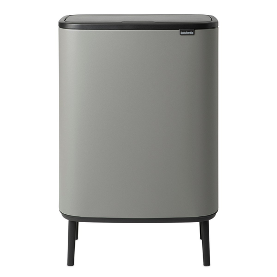 Bo touch bin high 60 L Mineral concrete grey