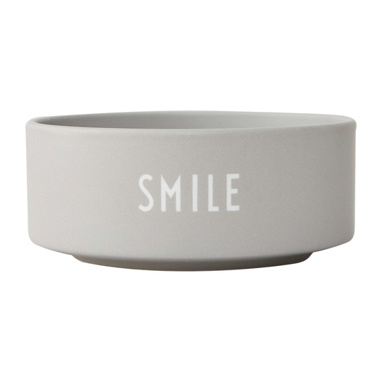 Design Letters snack-kulho Ø12 cm Smoke-grey