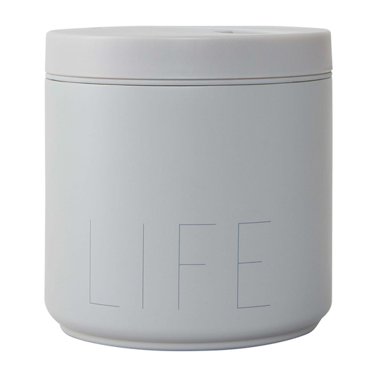 Design Letters termosrasia suuri Life-Grey