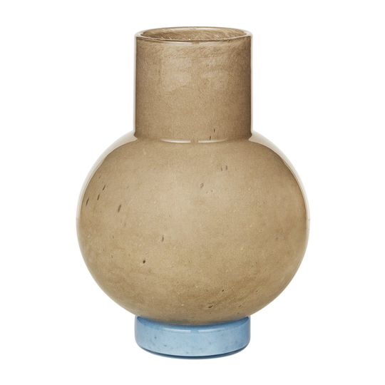 Mari maljakko 27 cm Taupe-seranity light blue
