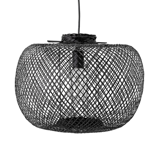 Bloomingville hissivalaisin bambu, Ø 42 cm Musta