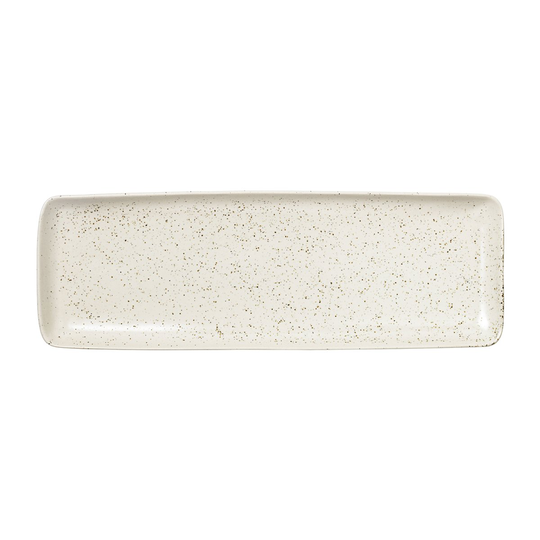 Nordic Vanilla lautanen suorakulmainen 12,5x35 cm Cream with grains