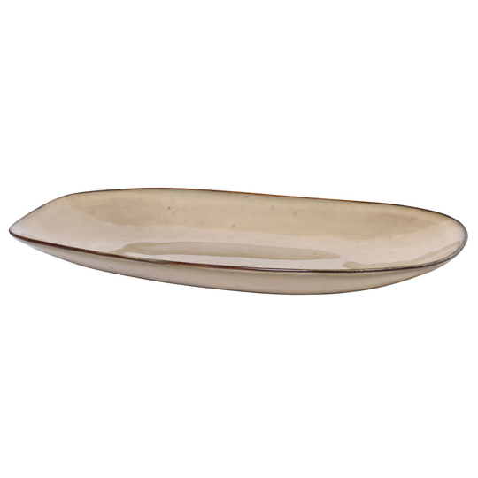 Larni lautanen 19x32,5 cm Beige