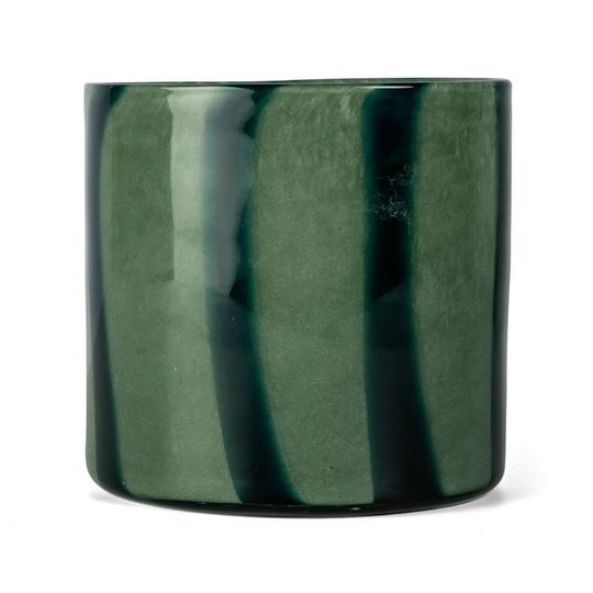 Calore kynttilälyhty-maljakko M Ø15 cm Green-dark green