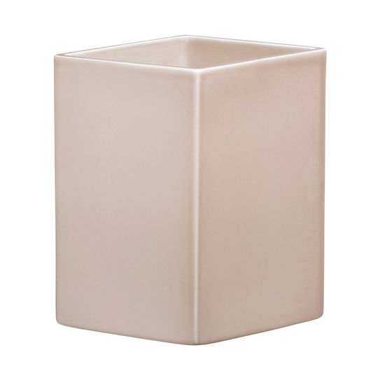 Ruutu keramiikkamaljakko 225 mm Beige