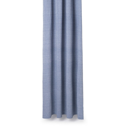Chambray suihkuverho Sininen