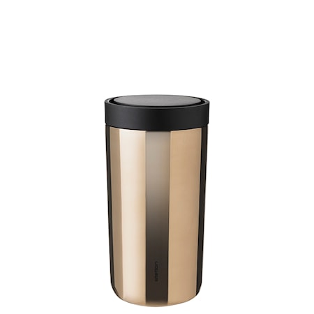 To-Go Click to go cup, 0,2 l - dark gold metallic