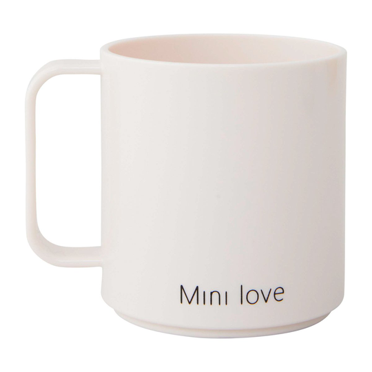Design Letters Mini Love kahvallinen kuppi White