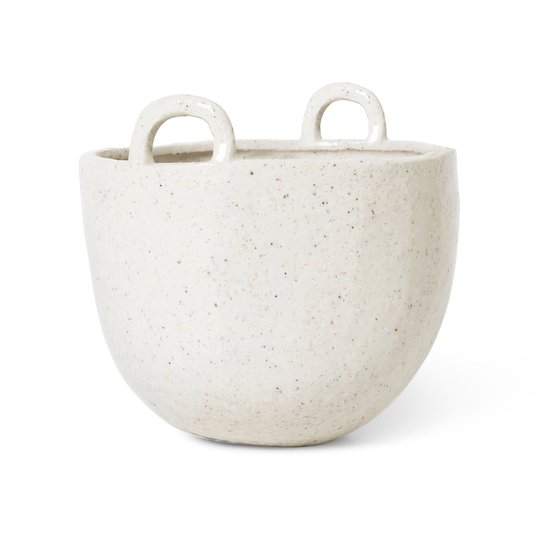 Speckle ruukku, 18,5 cm Off-white