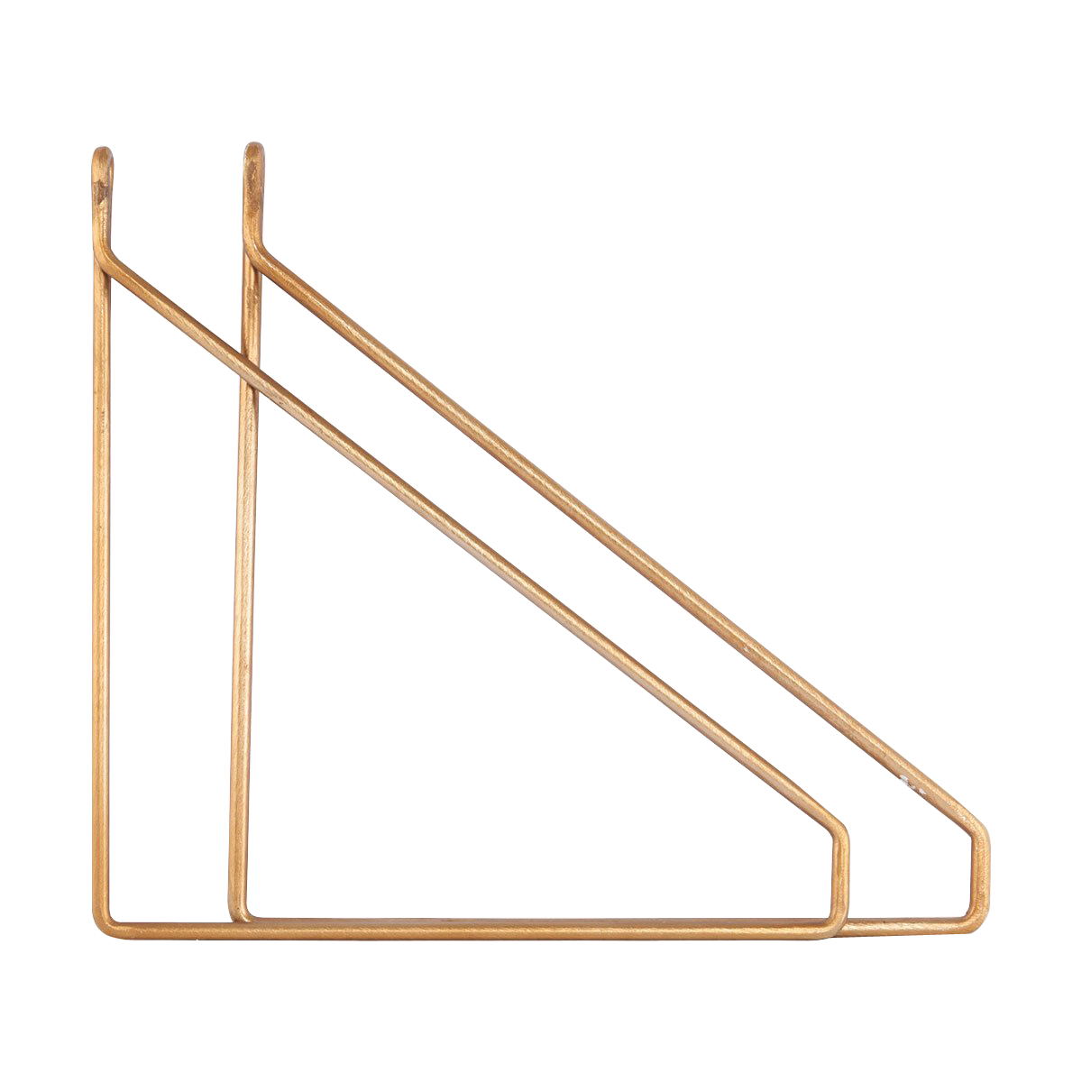 House Doctor - Apart Brackets 2 Pcs - Brass (cb0852)