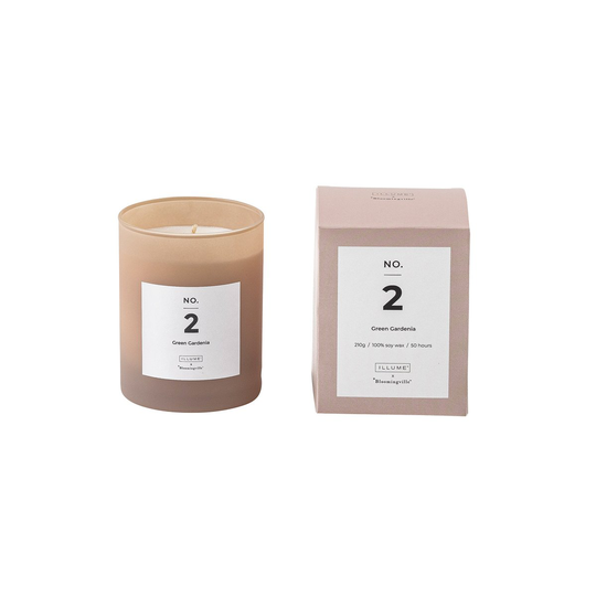 NO. 2 Green Gardenia -tuoksukynttilä 200 g + Lahjalaatikko