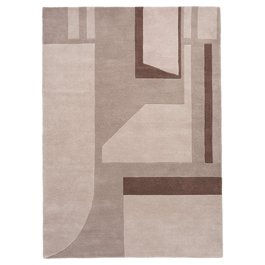 Line villamatto 140x200 cm Beige-ruskea