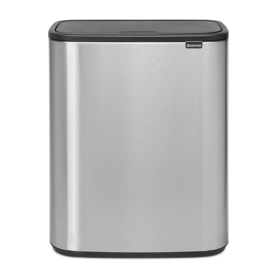 Bo touch bin 2x30 L Mattaharjattu teräs