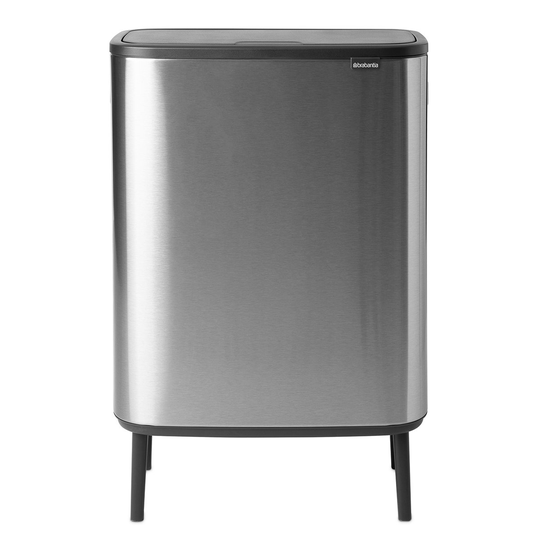 Bo touch bin high 60 L Matta harjattu teräs