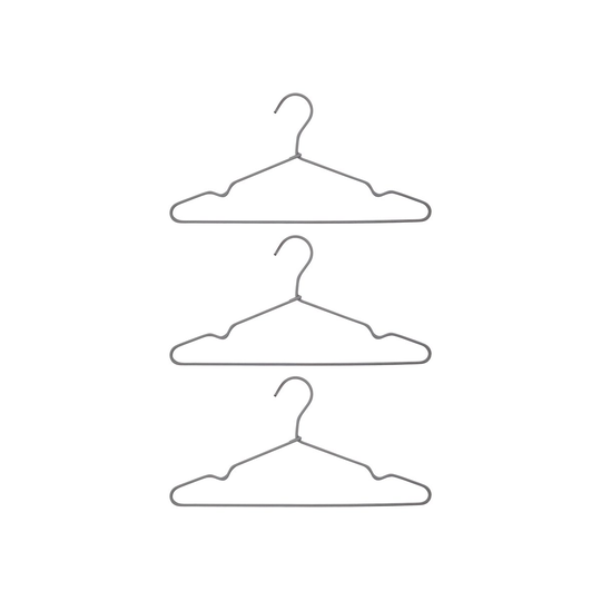 Wire vaateripustin, 3-pakkaus Vaaleanharmaa
