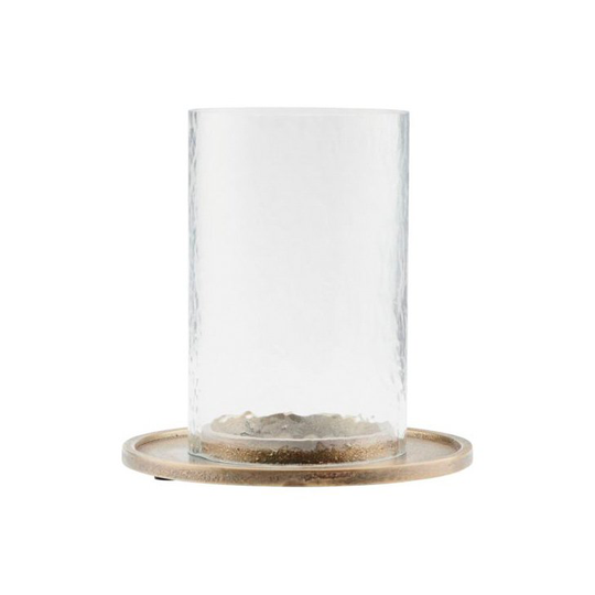 Cylo kynttilänjalka, 15,5 cm Antiikkimessinki