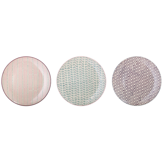 Maya lautanen 28 cm, 3-pakkaus Multi