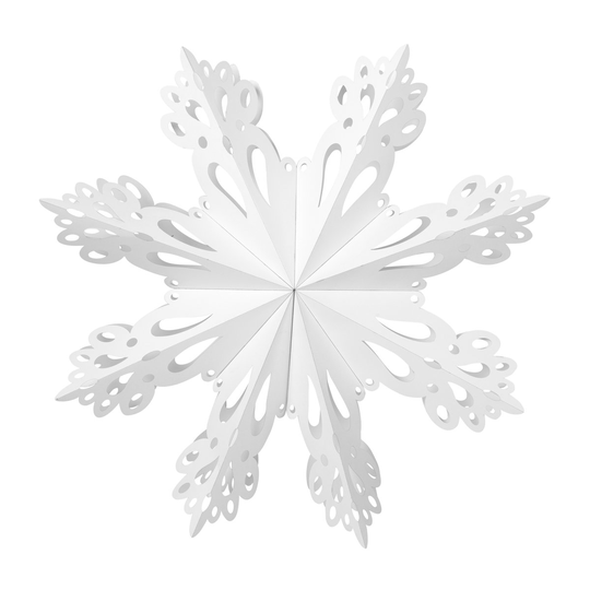 Snowflake joulukoriste White Ø76 cm