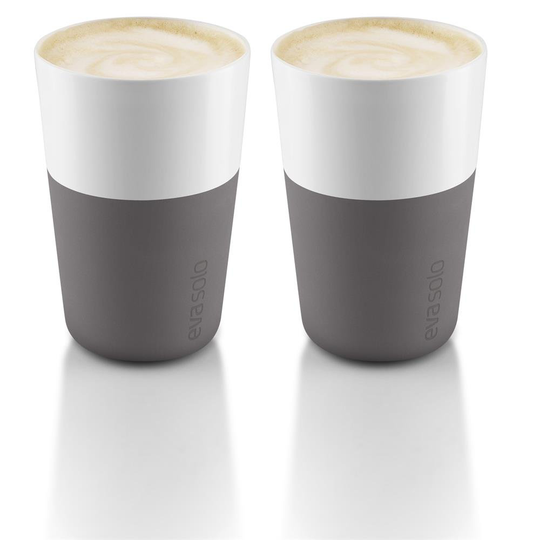 Eva Solo lattekuppi 2 kpl elefantinharmaa