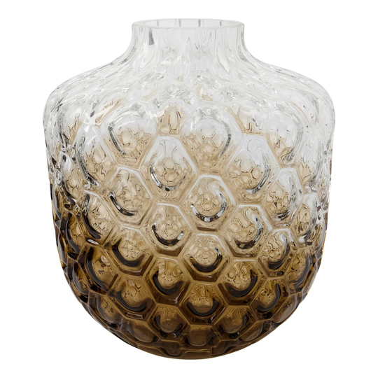 Art Deco -maljakko 31 cm Ruskea
