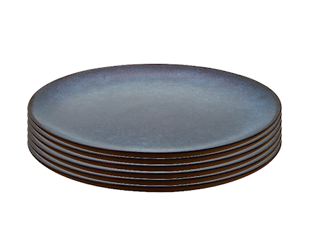 Raw Jälkiruokalautanen Midnight Blue 20 cm 6 kpl