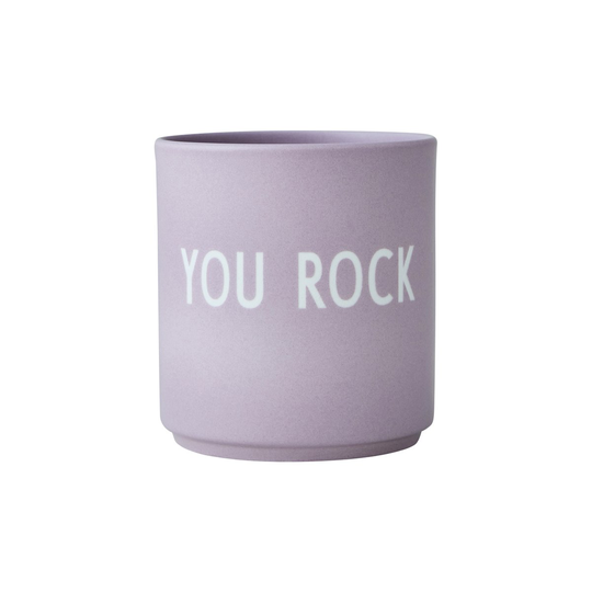 Design Letters suosikkikuppi 25 cl You rock (laventeli)