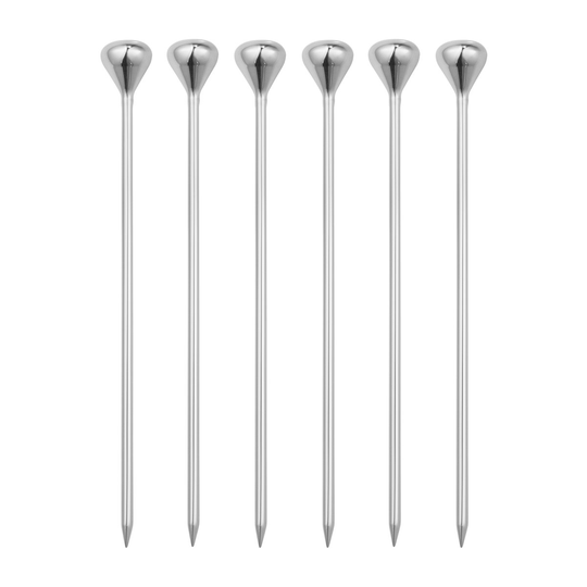 Sky cocktailtikut 6-pack Ruostumaton teräs