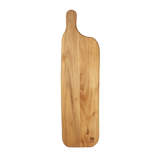 Raw leikkuulauta, tiikkiä 50 cm x 14 cm