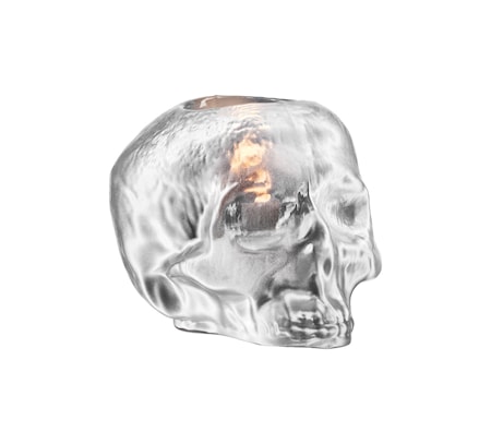 Kynttilälyhty Still Life Skull Hopea