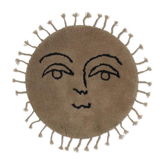 Sun matto Ø70 cm Luonollinen