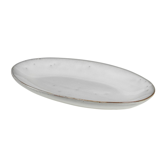 Nordic Sand soikea lautanen 13,6 x 22 cm