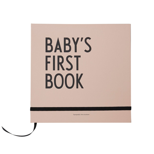 Design Letters Baby's First Book kirja nude
