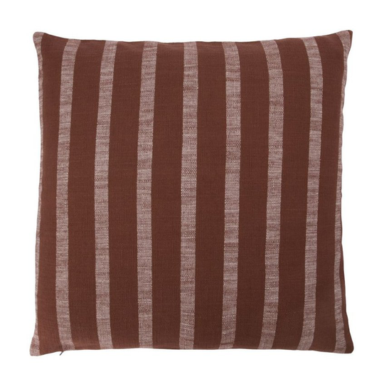 Thame tyynynpäällinen raidallinen 50x50 cm Brown
