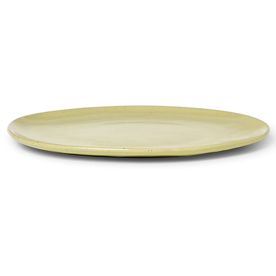 Flow lautanen 27 cm Yellow Speckle