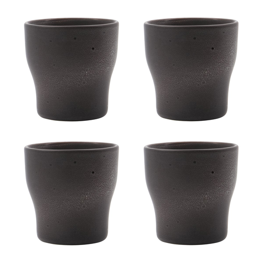 Liss termosmuki 9 cm 4-pakkaus Tummanharmaa