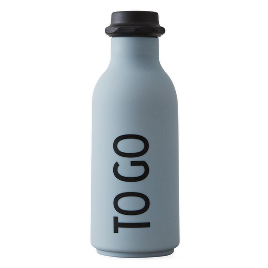 Design Letters TO GO juomapullo harmaa