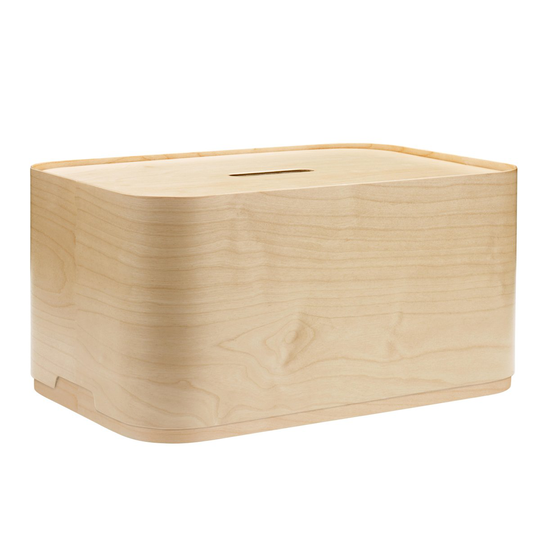 Vakka storage box large ash veneer