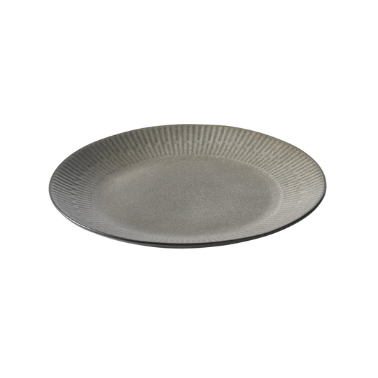 Relief lautanen 22 cm Harmaa