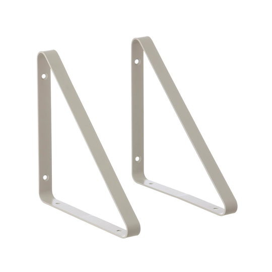 Shelf hyllynkannattimet 2 kpl harmaa