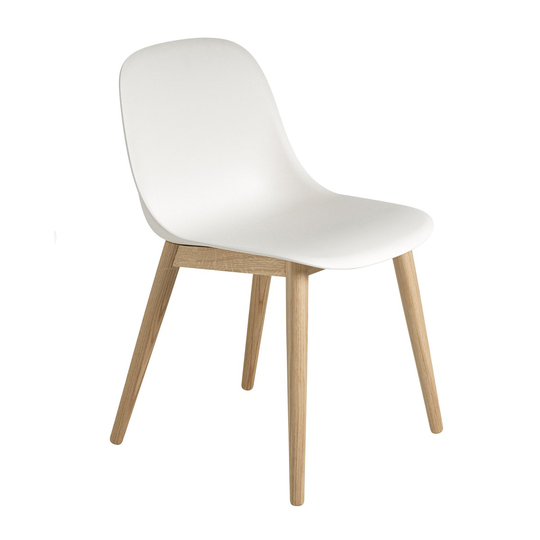 Fiber Side Chair tuoli valkoinen-tammi